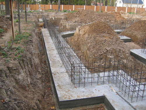 Стоимость строительства ленточного фундамента под дом 8х9 метров