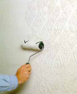 Валик с рисунком для покраски стен