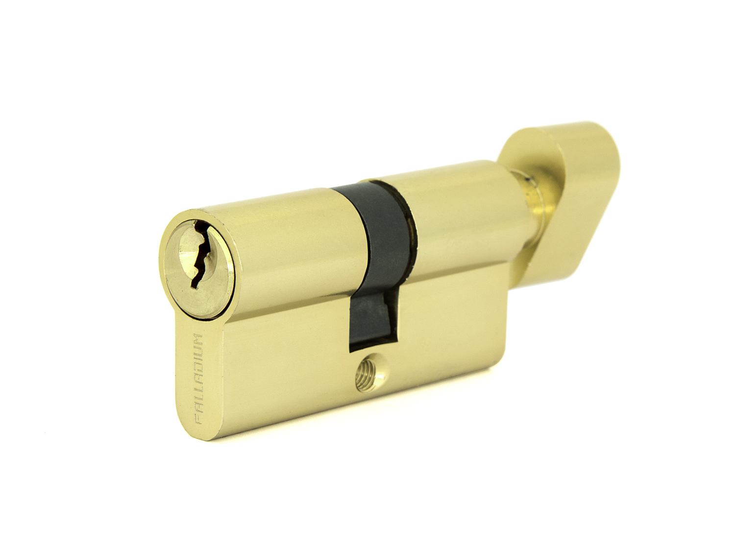 Цилиндр PALLADIUM 60 мм (30 мм+30 мм) ключ/завертка латунь 
