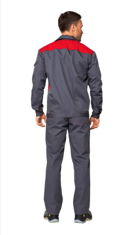 Костюм Спец куртка и полукомбинезон серый размер 52-54 рост 170-176