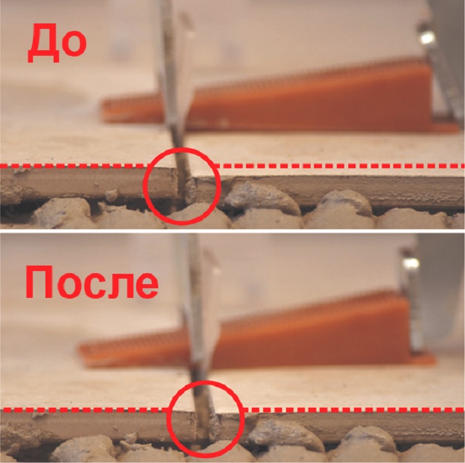 Система выравнивания плитки Плитонит Зажим SVP-PROFI 1,4 мм (упак 100 шт)