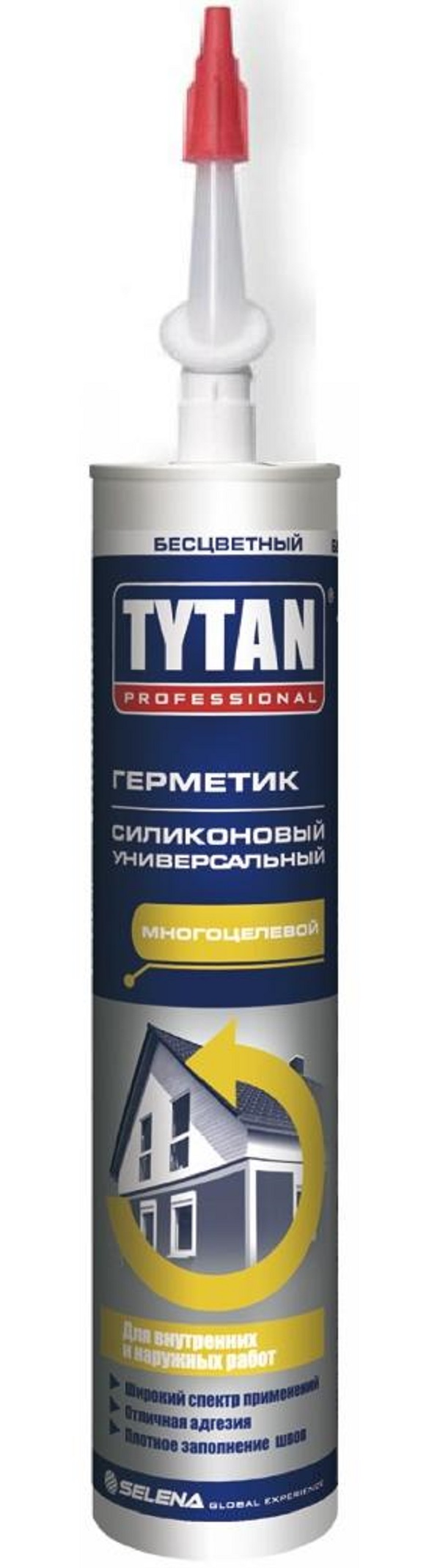 Герметик силиконовый Tytan Professional универсальный б/ц 280 мл 