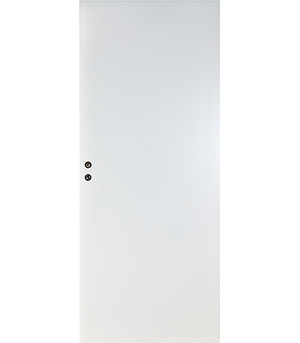 Полотно дверное с притвором Verda М08х21 ламинированное белое с замком
