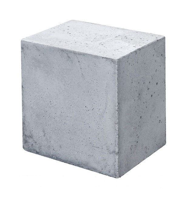Блок бетонный фундаментный полнотелый ФБС 200 х 400 х 400 мм –  в .