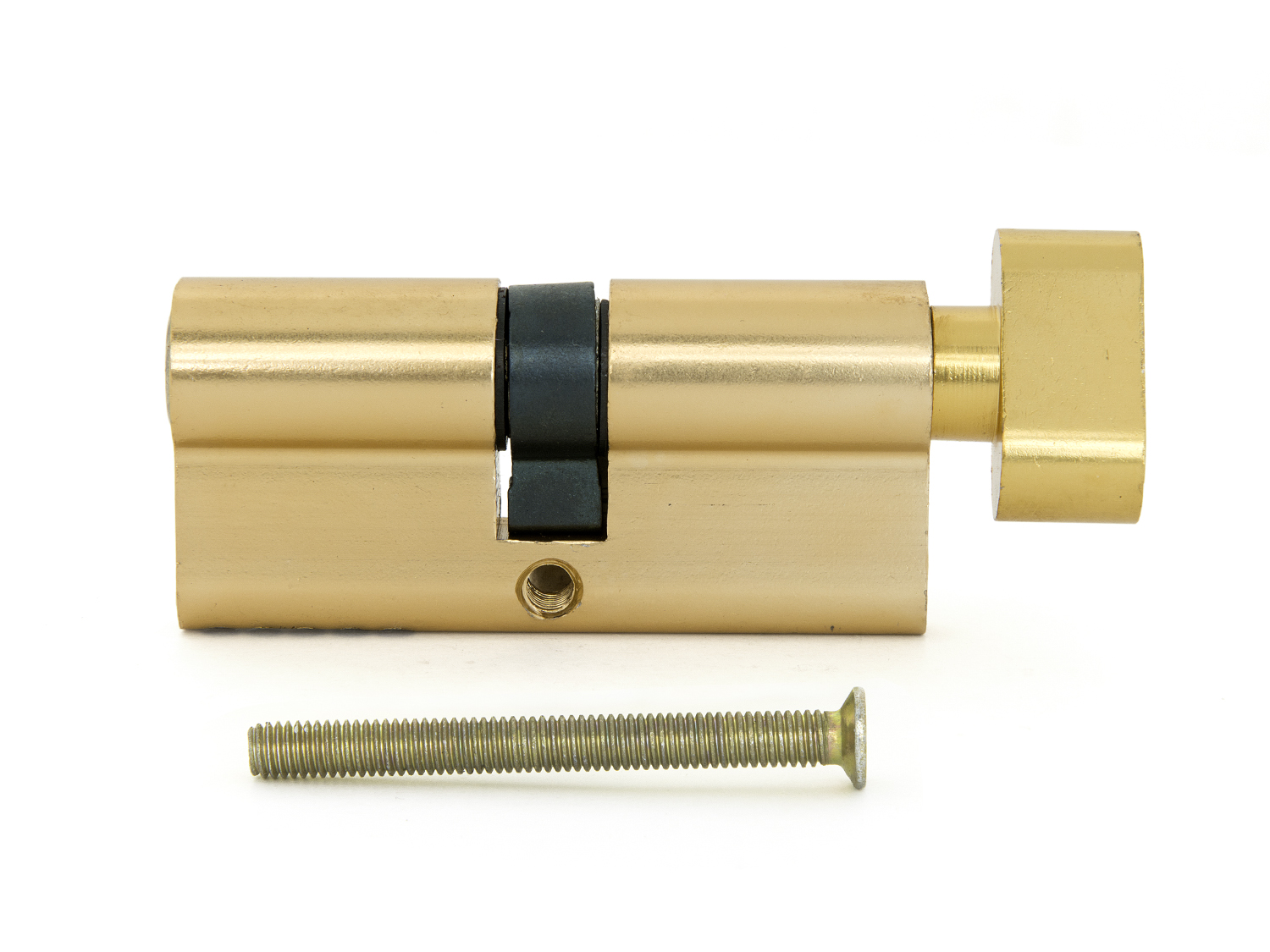 Цилиндр 70 мм (35 мм+35 мм) ключ/завертка латунь 