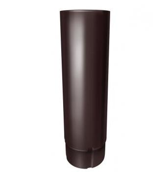Труба водосточная металлическая Гранд Лайн D90 мм длина 3м коричневая 