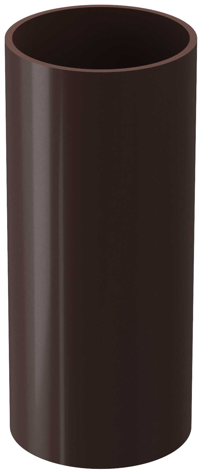Труба водосточная пластиковая Docke Premium D85 мм длина 3м шоколад