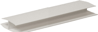 Профиль соединительный для пластиковых панелей белый 3м